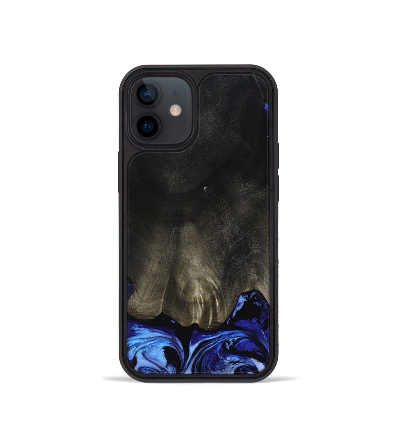 iPhone 12 mini Wood Phone Case - Addilyn (Blue, 798161)