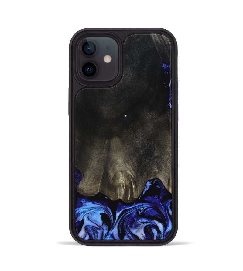 iPhone 12 Wood Phone Case - Addilyn (Blue, 798161)