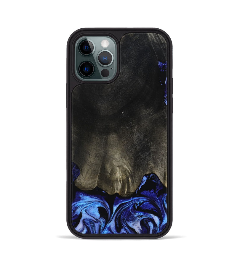 iPhone 12 Pro Wood Phone Case - Addilyn (Blue, 798161)