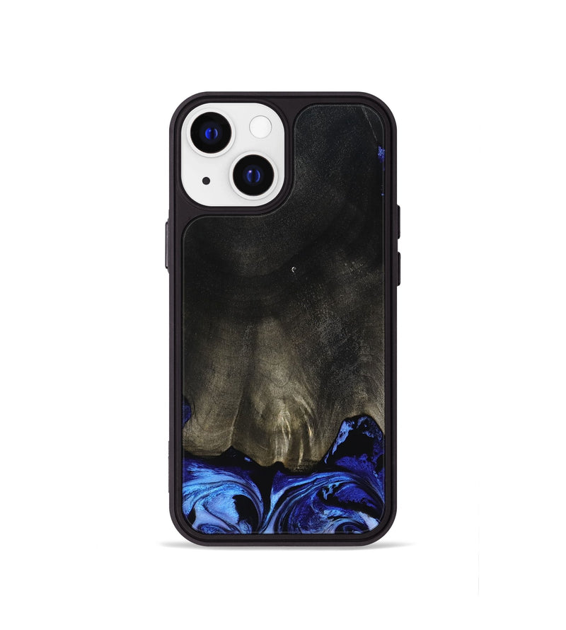 iPhone 13 mini Wood Phone Case - Addilyn (Blue, 798161)