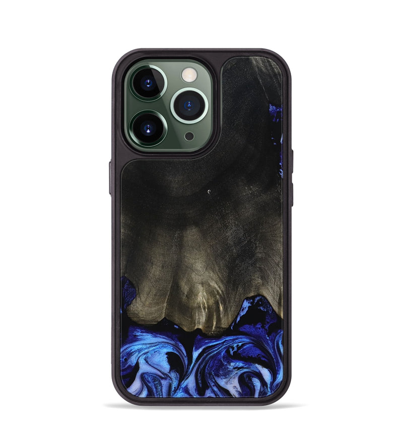 iPhone 13 Pro Wood Phone Case - Addilyn (Blue, 798161)