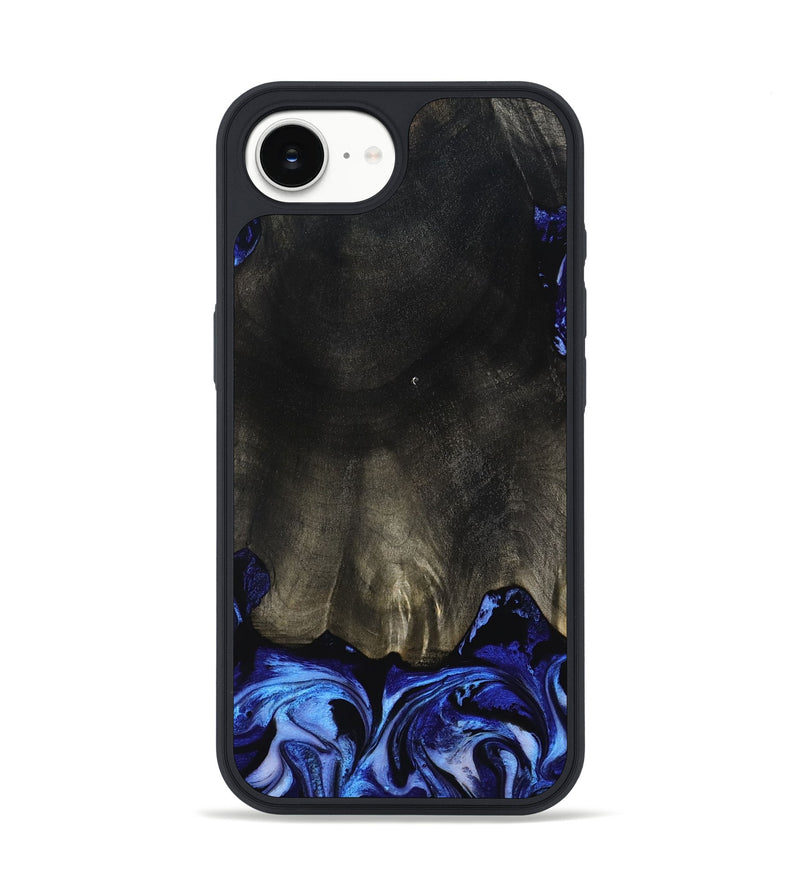 iPhone 16e Wood Phone Case - Addilyn (Blue, 798161)