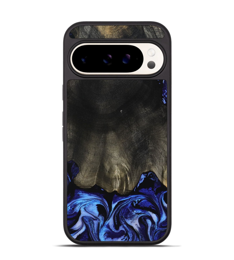 Pixel 9 Wood Phone Case - Addilyn (Blue, 798161)