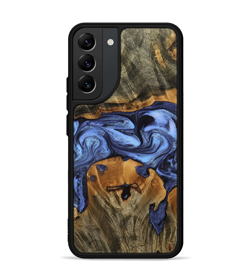 Galaxy S22 Plus Wood Phone Case - Waldo (Blue, 798164)