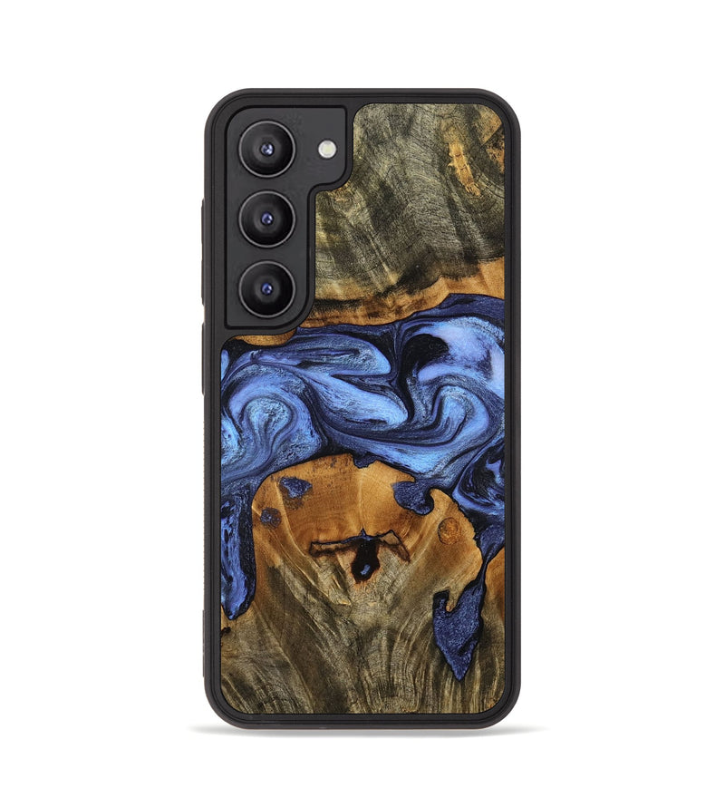 Galaxy S23 Wood Phone Case - Waldo (Blue, 798164)