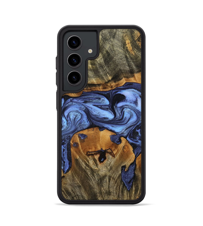 Galaxy S24 Wood Phone Case - Waldo (Blue, 798164)