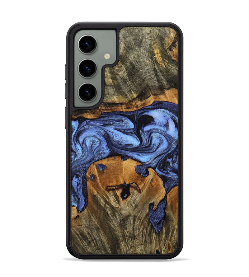 Galaxy S24 Plus Wood Phone Case - Waldo (Blue, 798164)