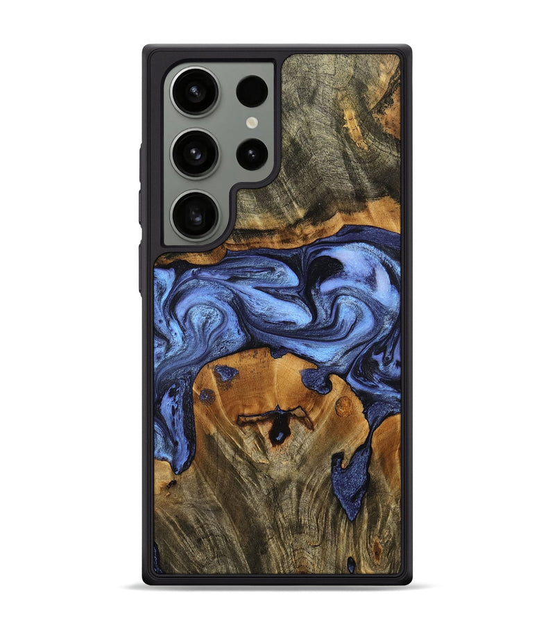 Galaxy S24 Ultra Wood Phone Case - Waldo (Blue, 798164)