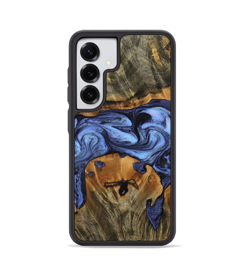 Galaxy S25 Wood Phone Case - Waldo (Blue, 798164)