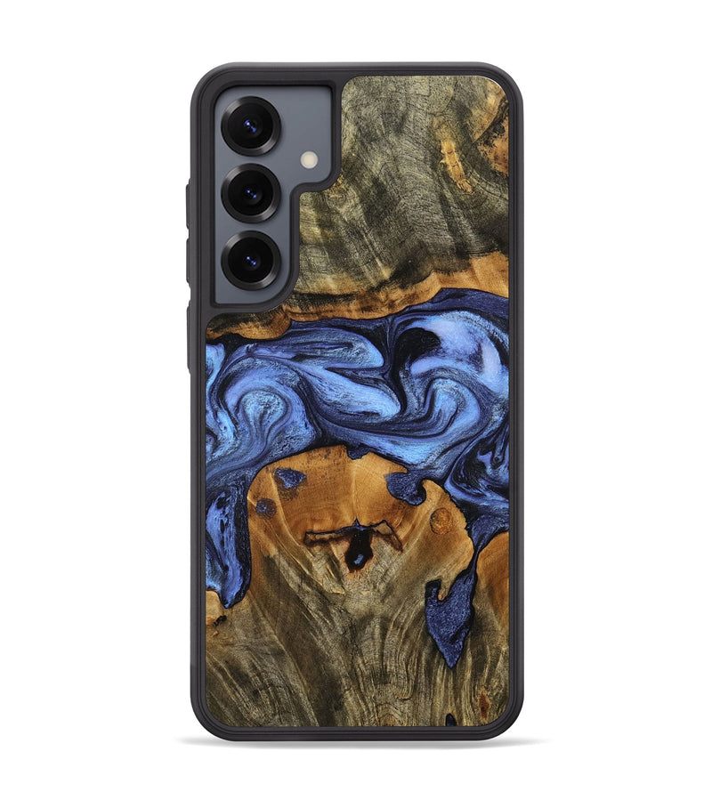 Galaxy S25 Plus Wood Phone Case - Waldo (Blue, 798164)