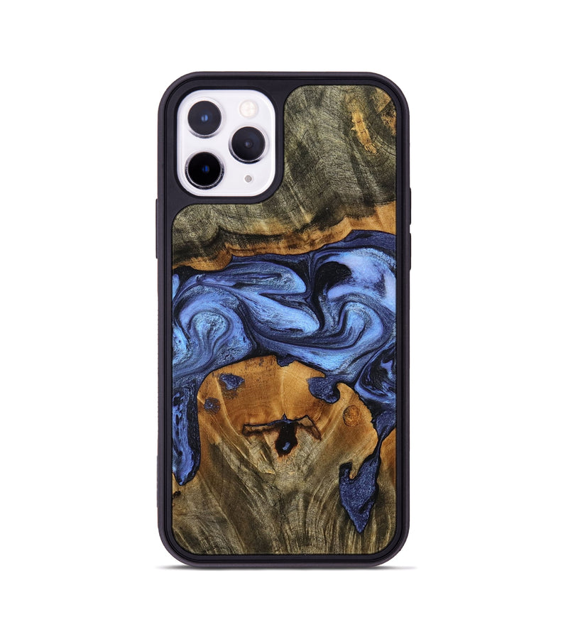 iPhone 11 Pro Wood Phone Case - Waldo (Blue, 798164)
