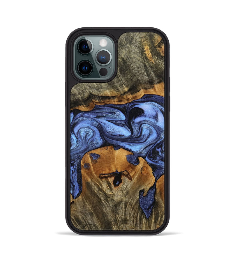 iPhone 12 Pro Wood Phone Case - Waldo (Blue, 798164)