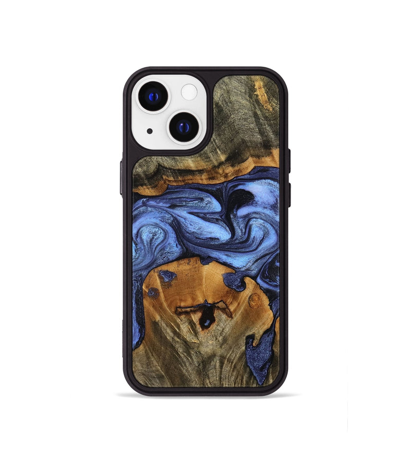 iPhone 13 mini Wood Phone Case - Waldo (Blue, 798164)