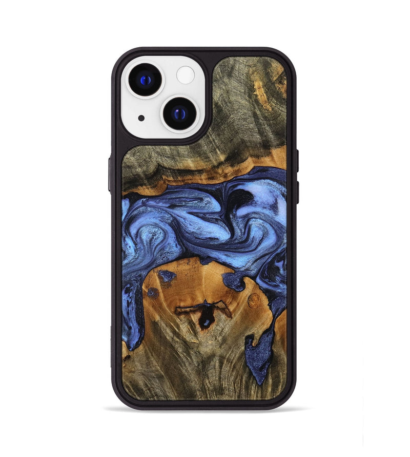 iPhone 13 Wood Phone Case - Waldo (Blue, 798164)