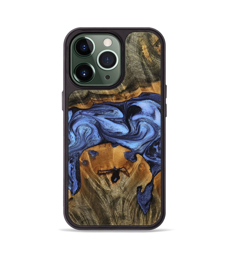 iPhone 13 Pro Wood Phone Case - Waldo (Blue, 798164)