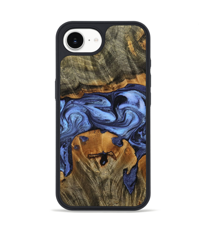 iPhone 16e Wood Phone Case - Waldo (Blue, 798164)
