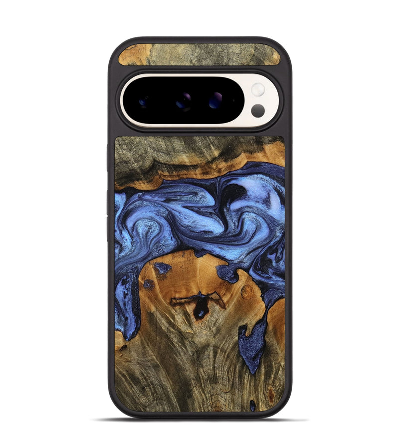 Pixel 9 Pro Wood Phone Case - Waldo (Blue, 798164)