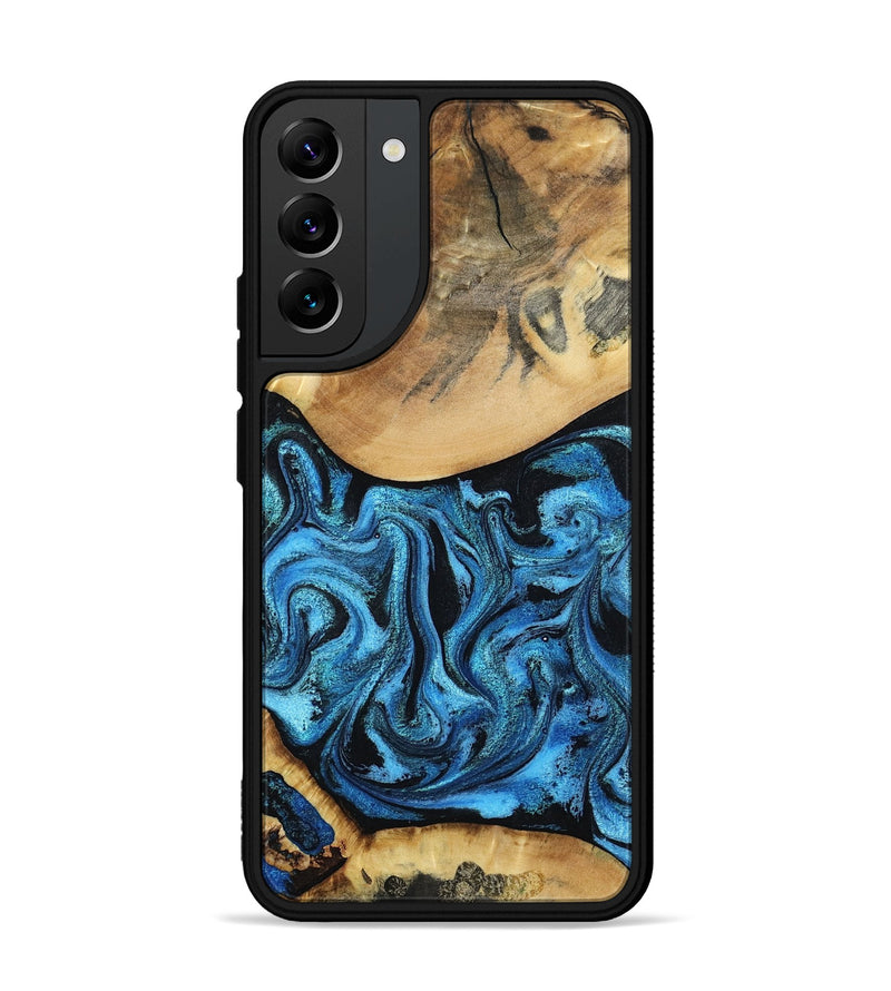 Galaxy S22 Plus Wood Phone Case - Lenna (Blue, 798176)
