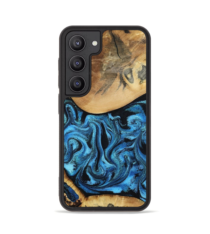 Galaxy S23 Wood Phone Case - Lenna (Blue, 798176)