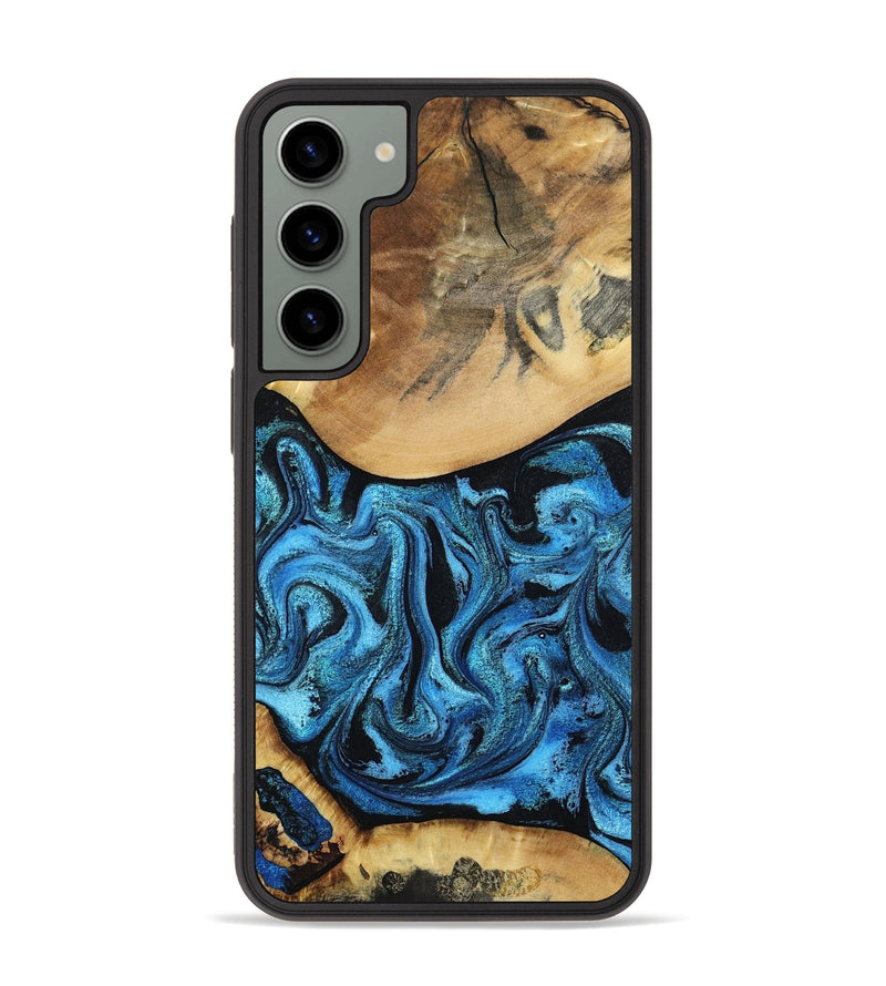 Galaxy S23 Plus Wood Phone Case - Lenna (Blue, 798176)