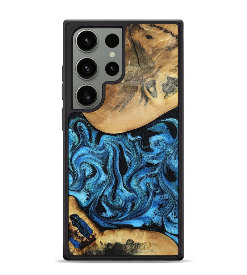 Galaxy S24 Ultra Wood Phone Case - Lenna (Blue, 798176)