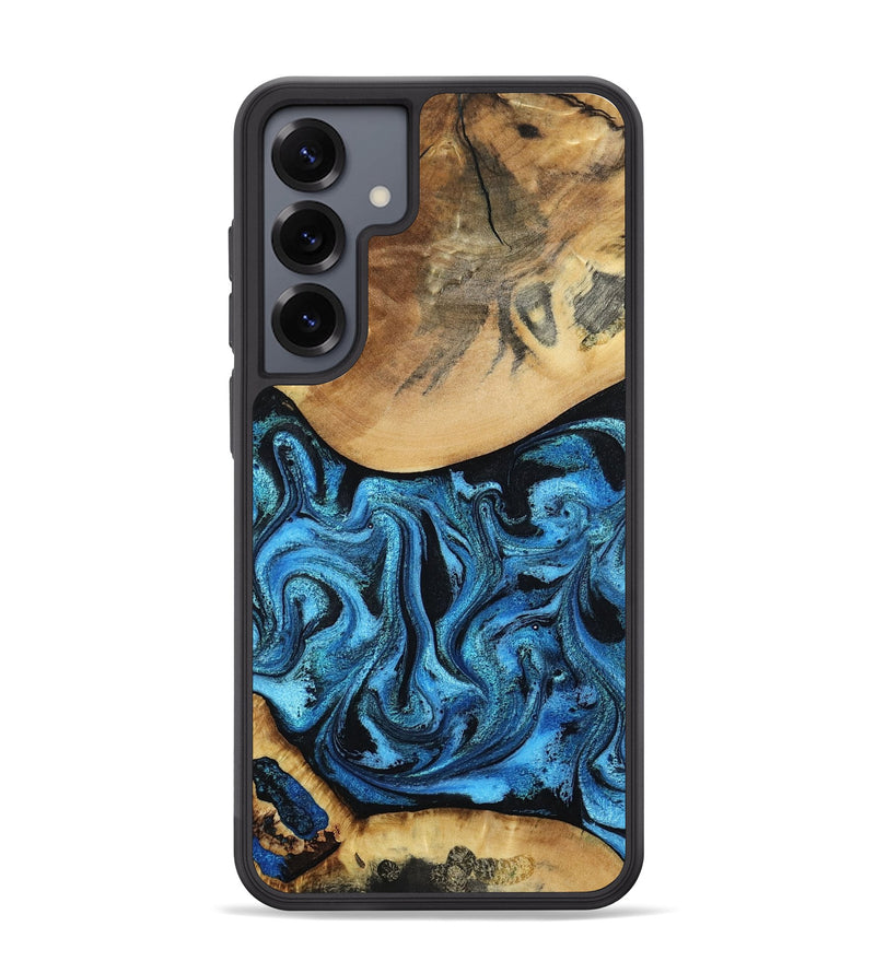 Galaxy S25 Plus Wood Phone Case - Lenna (Blue, 798176)