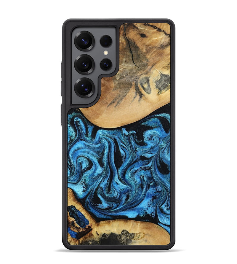 Galaxy S25 Ultra Wood Phone Case - Lenna (Blue, 798176)