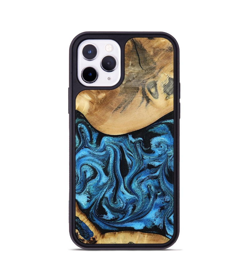 iPhone 11 Pro Wood Phone Case - Lenna (Blue, 798176)