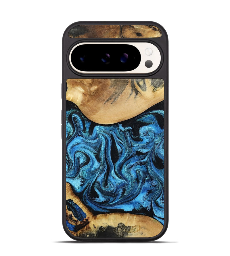 Pixel 9 Pro Wood Phone Case - Lenna (Blue, 798176)