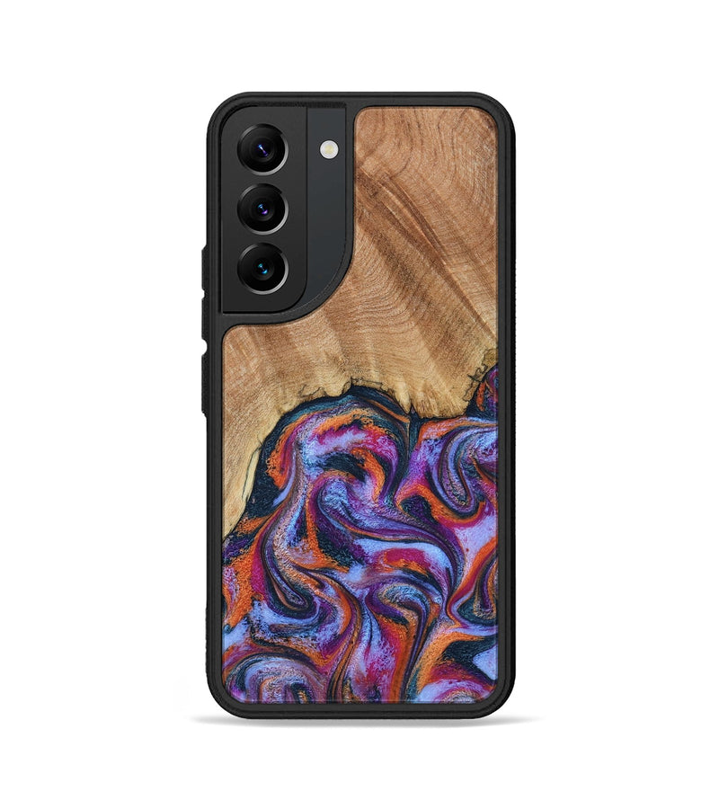Galaxy S22 Wood Phone Case - Reva (Blue, 798183)