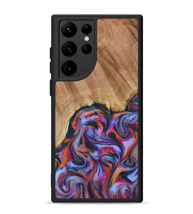 Galaxy S22 Ultra Wood Phone Case - Reva (Blue, 798183)