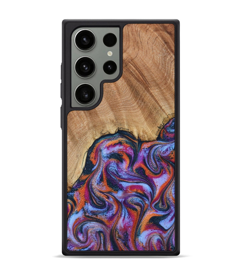 Galaxy S24 Ultra Wood Phone Case - Reva (Blue, 798183)