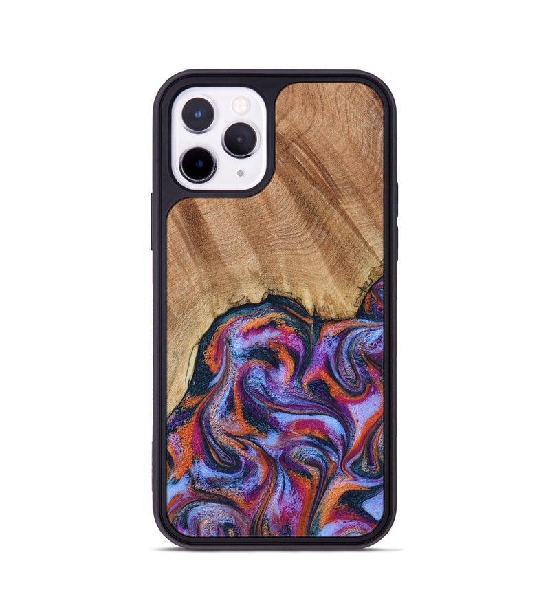 iPhone 11 Pro Wood Phone Case - Reva (Blue, 798183)