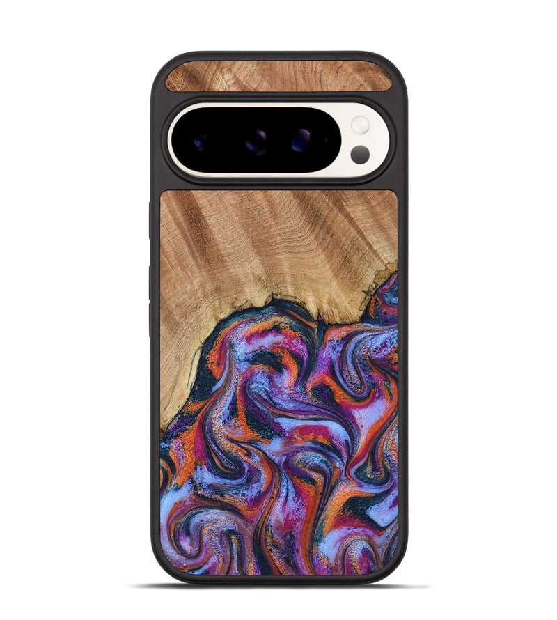Pixel 9 Pro Wood Phone Case - Reva (Blue, 798183)