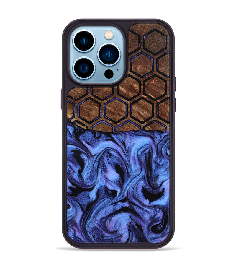iPhone 14 Pro Max Wood Phone Case - Alvaro (Pattern, 798214)