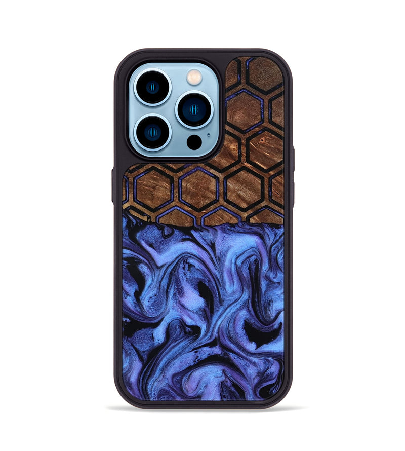 iPhone 14 Pro Wood Phone Case - Alvaro (Pattern, 798214)