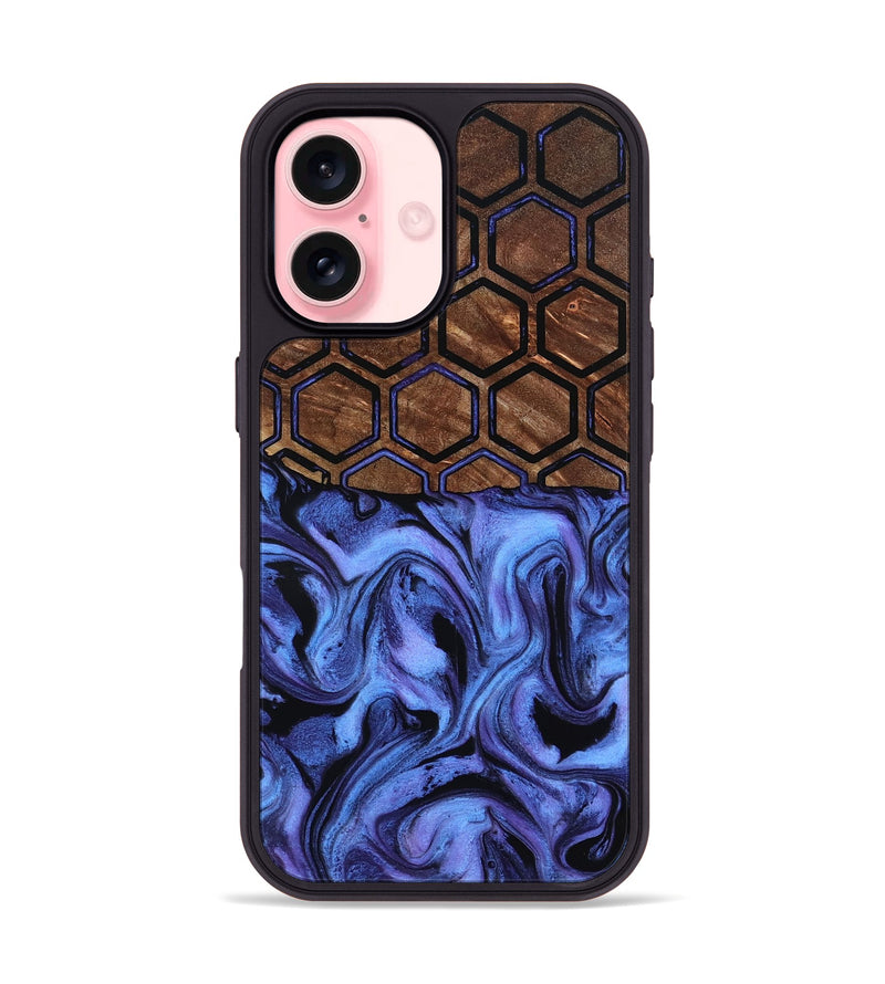 iPhone 16 Wood Phone Case - Alvaro (Pattern, 798214)