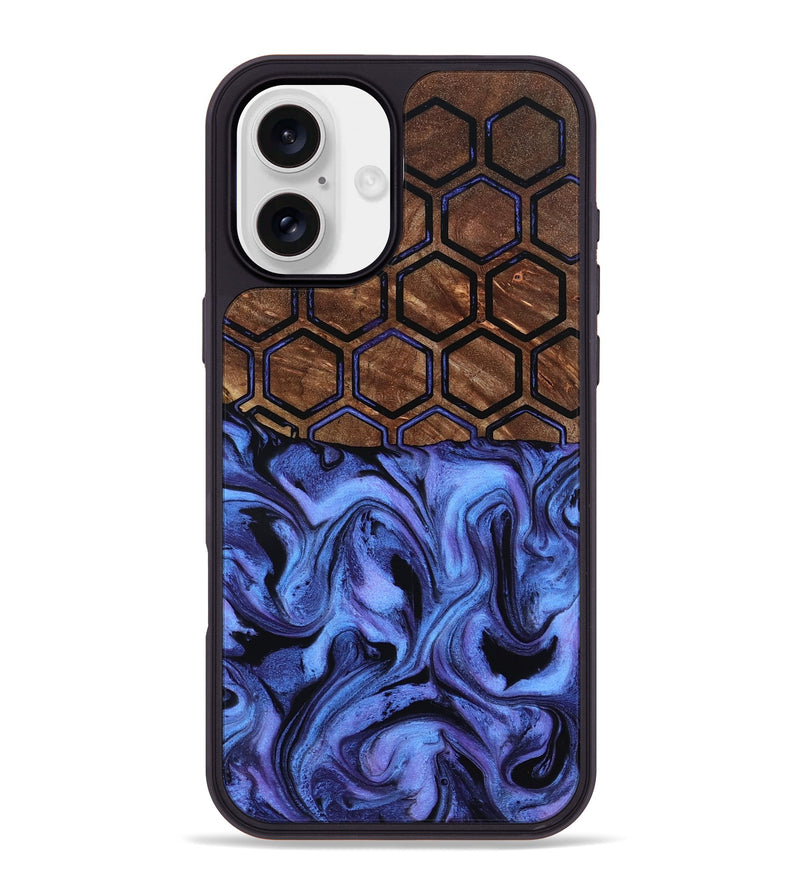 iPhone 16 Plus Wood Phone Case - Alvaro (Pattern, 798214)