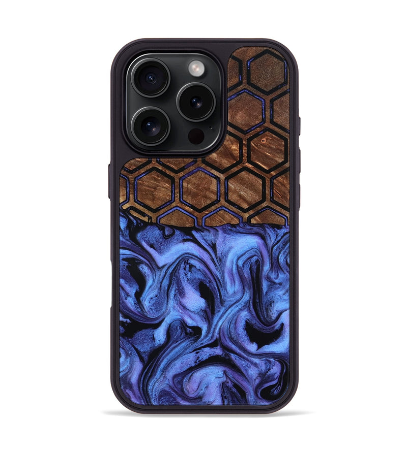 iPhone 16 Pro Wood Phone Case - Alvaro (Pattern, 798214)