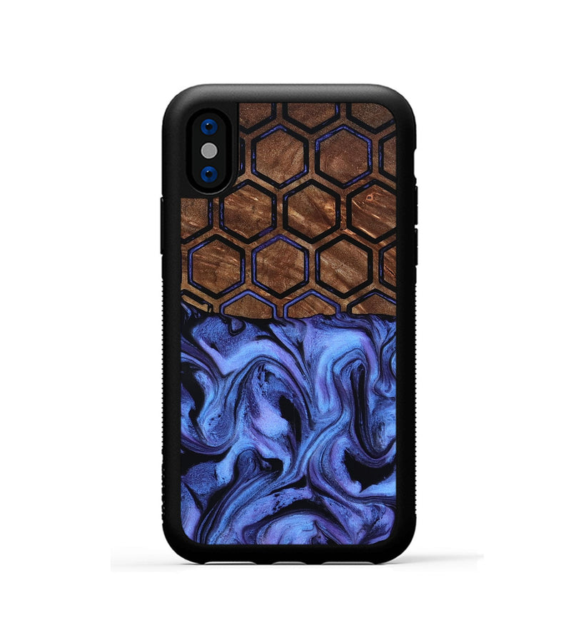 iPhone Xs Wood Phone Case - Alvaro (Pattern, 798214)