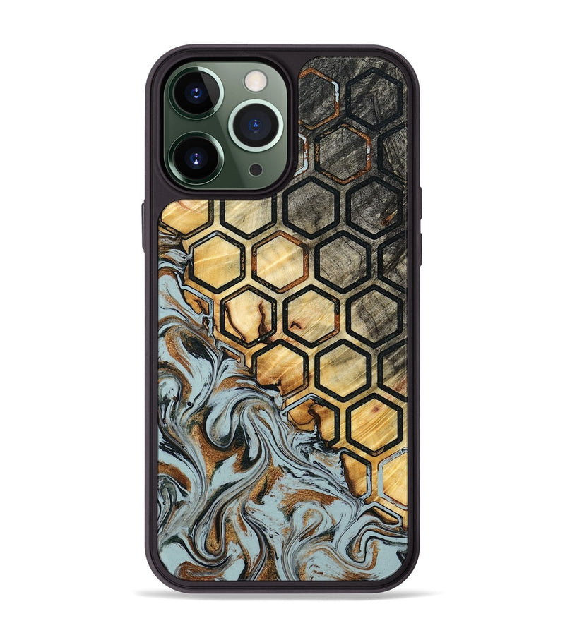 iPhone 13 Pro Max Wood Phone Case - Zayd (Pattern, 798215)