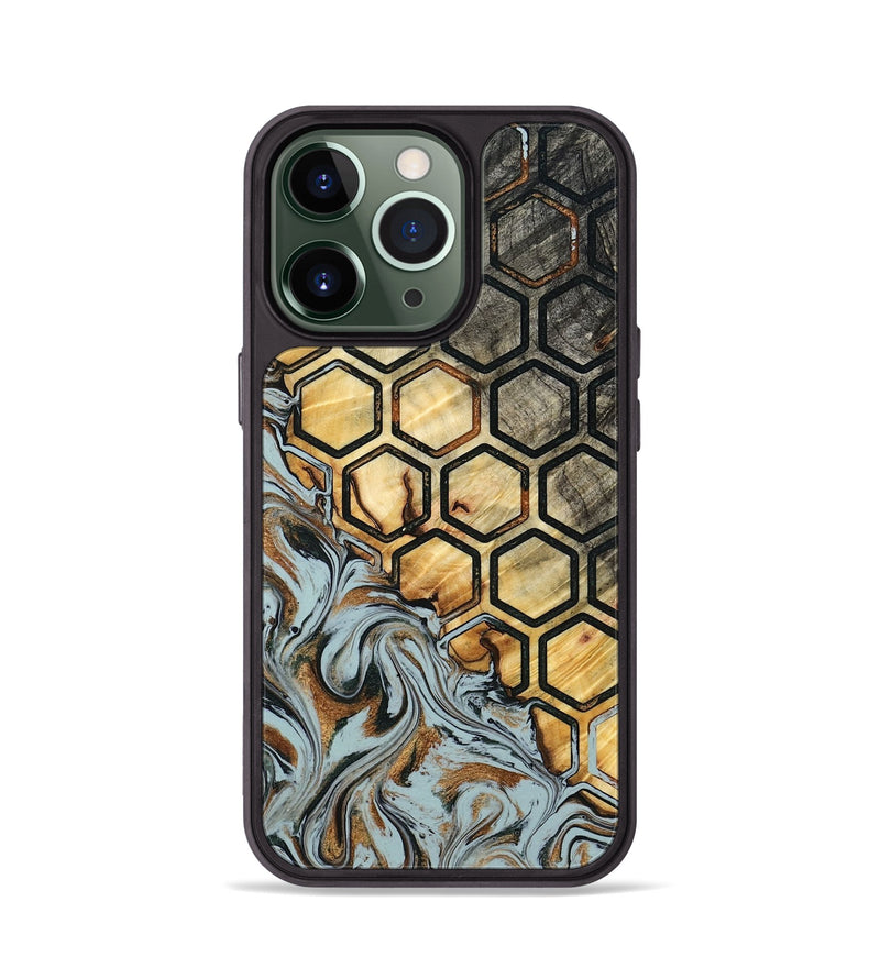 iPhone 13 Pro Wood Phone Case - Zayd (Pattern, 798215)