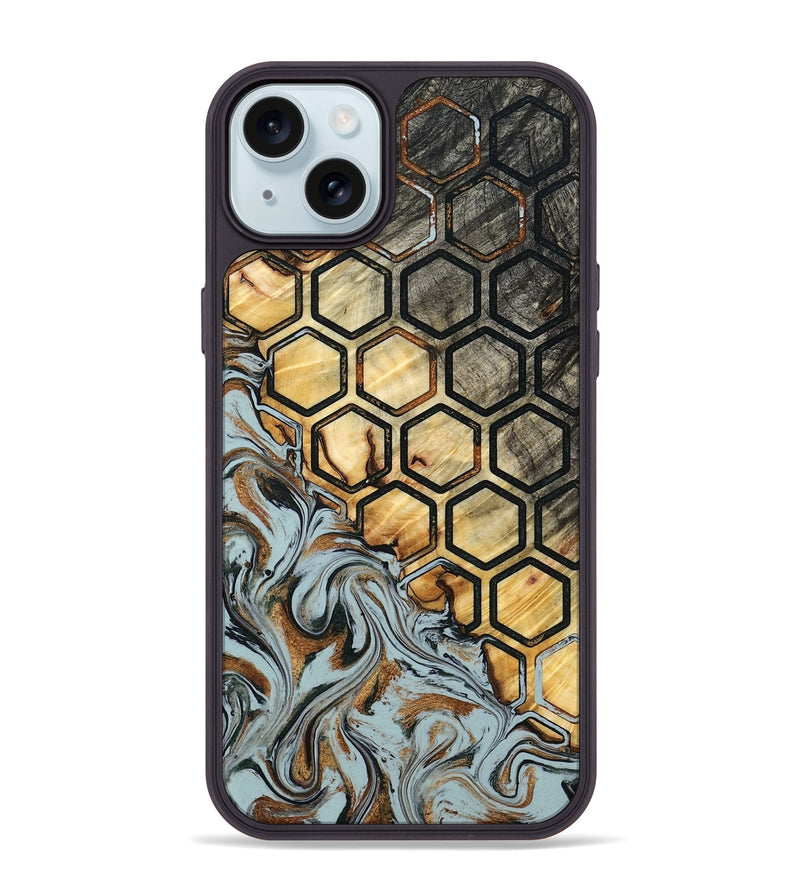 iPhone 15 Plus Wood Phone Case - Zayd (Pattern, 798215)