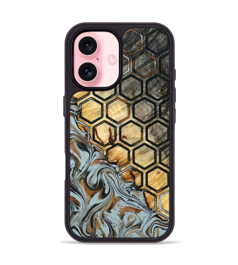 iPhone 16 Wood Phone Case - Zayd (Pattern, 798215)
