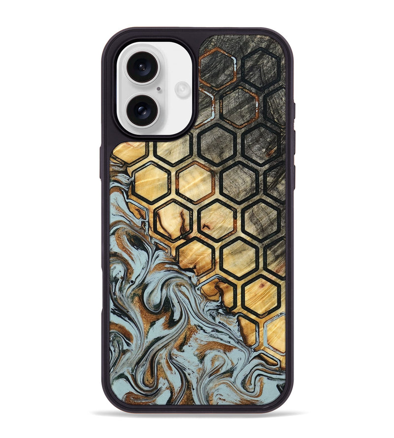 iPhone 16 Plus Wood Phone Case - Zayd (Pattern, 798215)