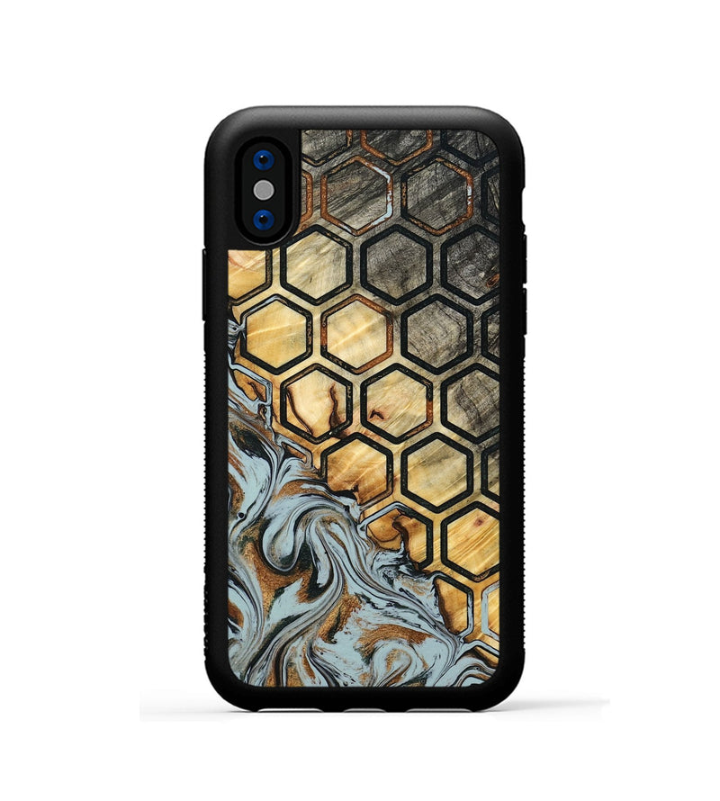 iPhone Xs Wood Phone Case - Zayd (Pattern, 798215)