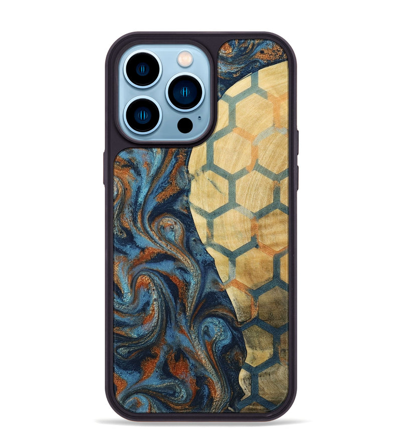 iPhone 14 Pro Max Wood Phone Case - Darrin (Pattern, 798220)