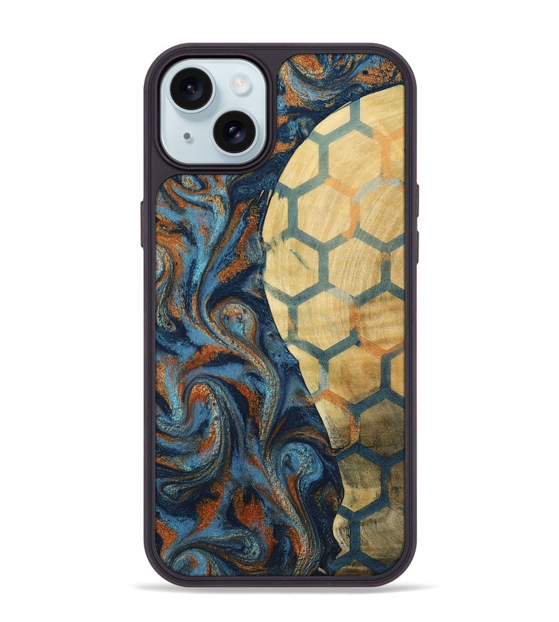iPhone 15 Plus Wood Phone Case - Darrin (Pattern, 798220)