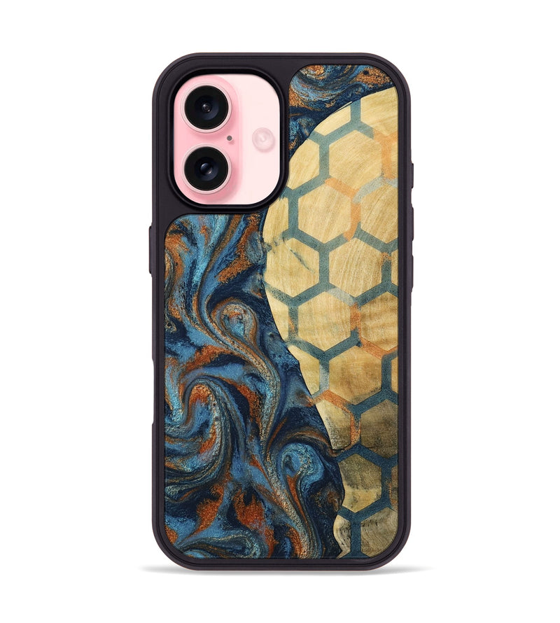 iPhone 16 Wood Phone Case - Darrin (Pattern, 798220)