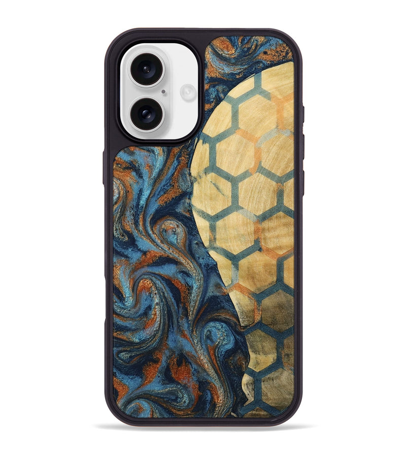 iPhone 16 Plus Wood Phone Case - Darrin (Pattern, 798220)